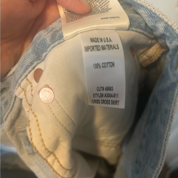 Agolde CrissCross Skirt 27 - Picture 7 of 8